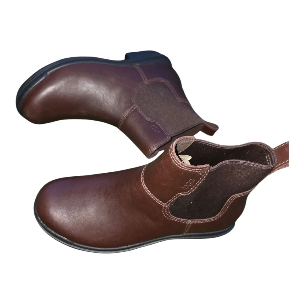UGG Brown Leather Ankle‎ Boots Classic Design